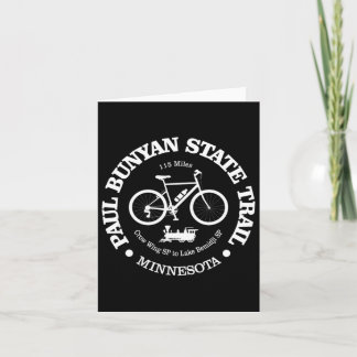 Paul Bunyan State Trail Grappig Wandelen Voor Bike Kaart