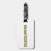 Paul Bunyan State Trail Minnesota Bagagelabel (Achterkant verticaal)