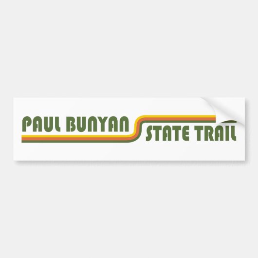 Paul Bunyan State Trail Minnesota Bumpersticker (Voorkant)