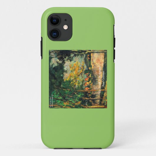 Paul Cerzanne Schilderij & Citaat iPhone5/5S Hoes (Achterkant)