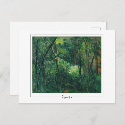 Paul Cézanne #37 - Fijne Kunst Briefkaart (Voorkant / Achterkant)