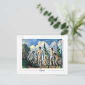Paul Cézanne #72 - Kunst Briefkaart (Staand voorkant)