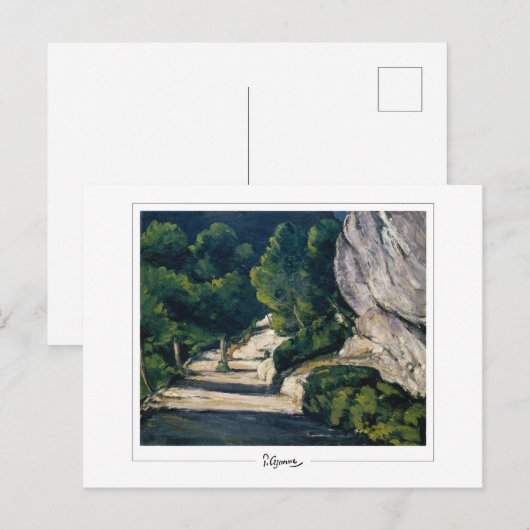 Paul Cézanne #74 - Fijne Kunst Briefkaart (Voorkant / Achterkant)