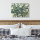 Paul Cezanne | Aan de rand van het water, c. 1890 Canvas Afdruk (Insitu (Slaapkamer))