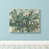 Paul Cezanne | Aan de rand van het water, c. 1890 Canvas Afdruk (Insitu (Houten vloer))
