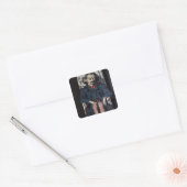 Paul Cezanne | Achille Emperaire c.1878 Vierkante Sticker (Envelop)