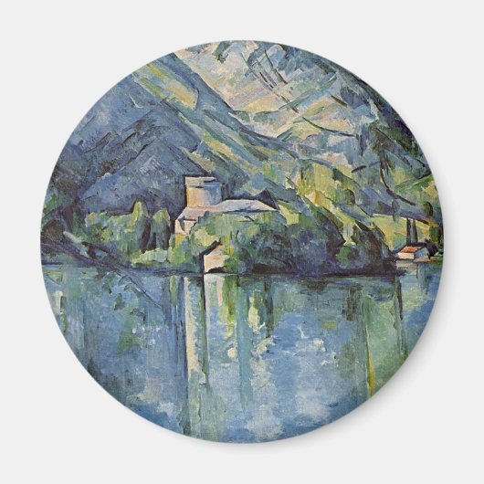 Paul Cézanne - Annecy Lake Magneet (Voorkant)