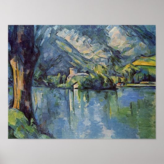 Paul Cézanne - Annecy Lake Poster (Voorkant)