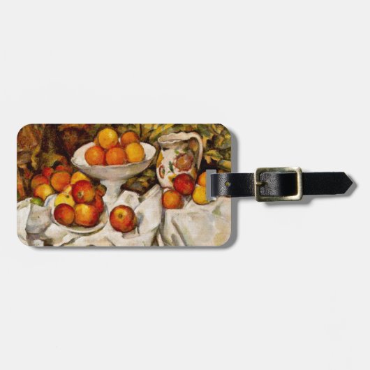 Paul Cezanne Appels Sinaasappels Impressionisme Bagagelabel (Voorkant horizontaal)