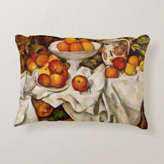 Paul Cezanne Appels Sinaasappels Print Impressioni Accent Kussen (Achterkant)