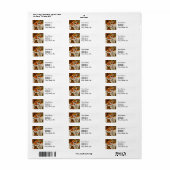 Paul Cezanne Appels Sinaasappels Print Impressioni Etiket (Full Sheet)