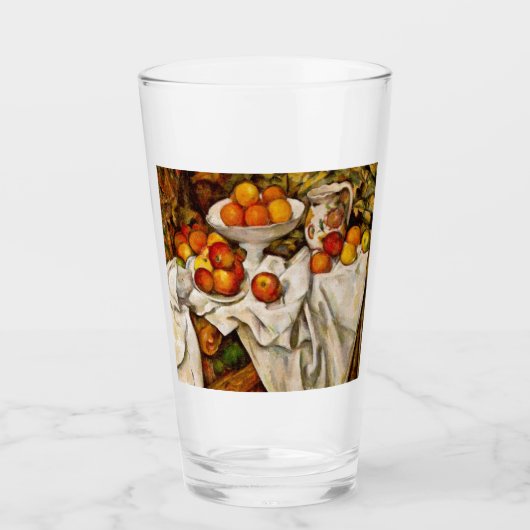 Paul Cezanne Appels Sinaasappels Print Impressioni Glas (Voorkant)