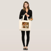 Paul Cezanne Appels Sinaasappels Print Impressioni Grote Tote Bag (Voorkant (model))