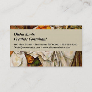 Paul Cezanne Appels Sinaasappels Print Impressioni Visitekaartje