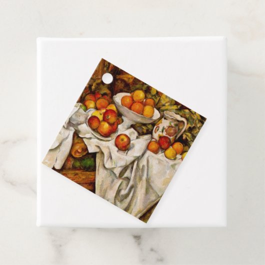 Paul Cezanne Appelt Sinaasappels Impressionisme Bedankjes Labels (In situ)