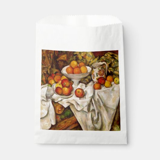 Paul Cezanne Appelt Sinaasappels Impressionisme Bedankzakje (Voorkant)