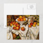 Paul Cezanne Appelt Sinaasappels Impressionisme Briefkaart (Voorkant / Achterkant)