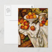Paul Cezanne Appelt Sinaasappels Impressionisme Briefkaart (Voorkant / Achterkant)
