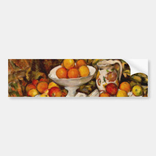 Paul Cezanne Appelt Sinaasappels Impressionisme Bumpersticker