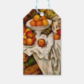 Paul Cezanne Appelt Sinaasappels Impressionisme Cadeaulabel (Voorkant)