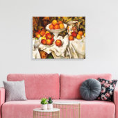 Paul Cezanne Appelt Sinaasappels Impressionisme Canvas Afdruk (Insitu (Woonkamer))