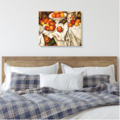 Paul Cezanne Appelt Sinaasappels Impressionisme Canvas Afdruk (Insitu (Slaapkamer))