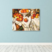 Paul Cezanne Appelt Sinaasappels Impressionisme Canvas Afdruk (Insitu (Houten vloer))