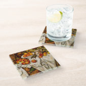 Paul Cezanne Appelt Sinaasappels Impressionisme Glazen Onderzetter (Schuin)