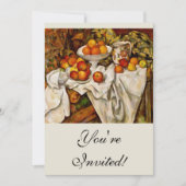 Paul Cezanne Appelt Sinaasappels Impressionisme Kaart (Voorkant)