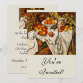 Paul Cezanne Appelt Sinaasappels Impressionisme Kaart (Voorkant / Achterkant)