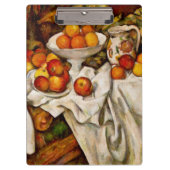 Paul Cezanne Appelt Sinaasappels Impressionisme Klembord (Voorkant)