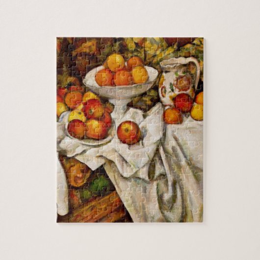 Paul Cezanne Appelt Sinaasappels Impressionisme Legpuzzel (Verticaal)