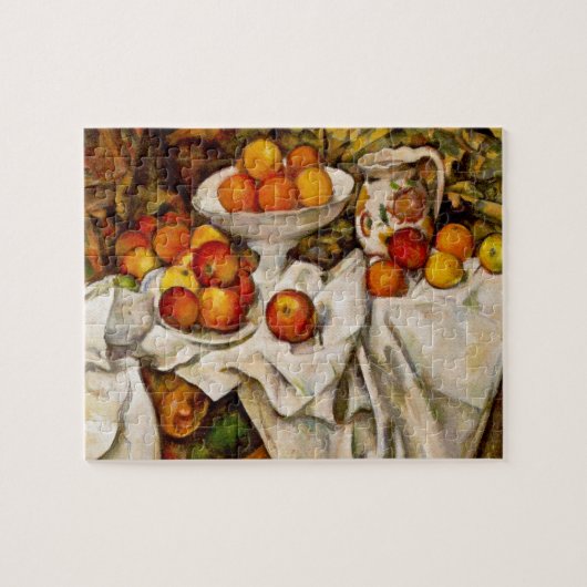Paul Cezanne Appelt Sinaasappels Impressionisme Legpuzzel (Horizontaal)