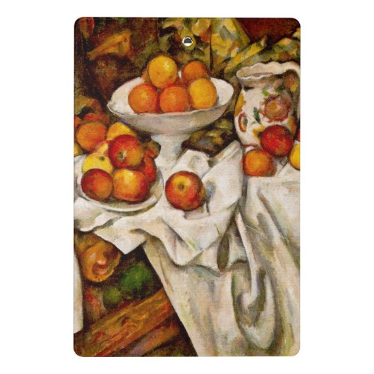Paul Cezanne Appelt Sinaasappels Impressionisme Mini Klembord (Achterkant)