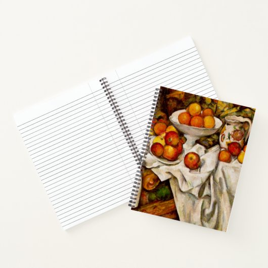 Paul Cezanne Appelt Sinaasappels Impressionisme Notitieboek (Binnen)