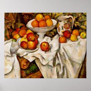 Paul Cezanne Appelt Sinaasappels Impressionisme Poster