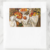 Paul Cezanne Appelt Sinaasappels Impressionisme Rechthoekige Sticker (Tas)