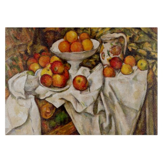 Paul Cezanne Appelt Sinaasappels Impressionisme Snijplank (Voorkant)