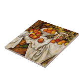 Paul Cezanne Appelt Sinaasappels Impressionisme Tegeltje (Zijkant)