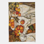Paul Cezanne Appelt Sinaasappels Impressionisme Theedoek (Verticaal)