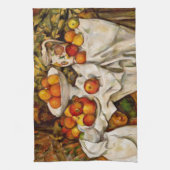 Paul Cezanne Appelt Sinaasappels Impressionisme Theedoek (Verticaal)