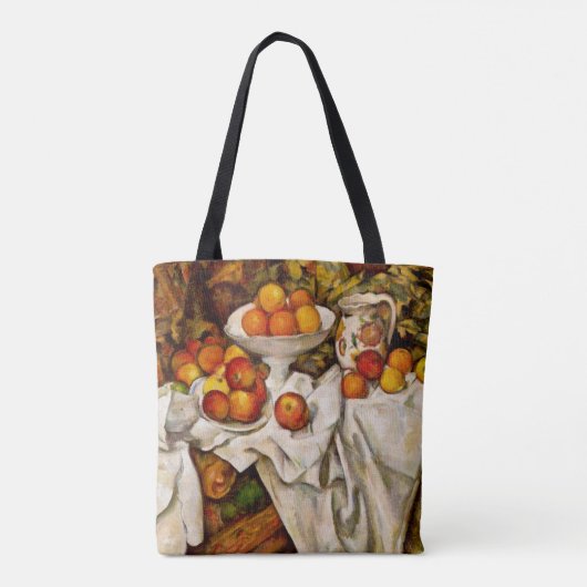 Paul Cezanne Appelt Sinaasappels Impressionisme Tote Bag (Achterkant)