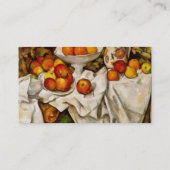 Paul Cezanne Appelt Sinaasappels Impressionisme Visitekaartje (Achterkant)