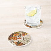 Paul Cezanne Appelt Sinaasappels Impressionisme Zandsteen Onderzetter (Zijkant)