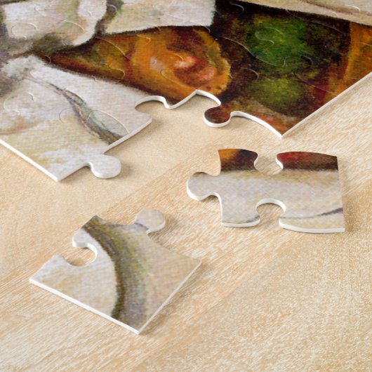 Paul Cézanne - Apples and Sinaasappels fine art Legpuzzel (Zijkant)