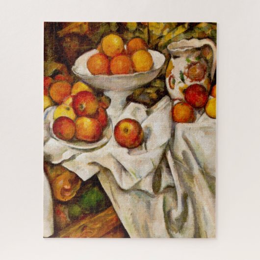 Paul Cézanne - Apples and Sinaasappels impressioni Legpuzzel (Verticaal)