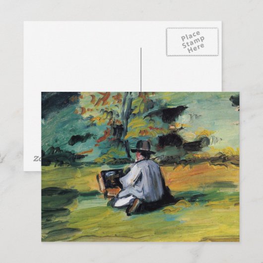 Paul Cezanne Art Briefkaart (Voorkant / Achterkant)