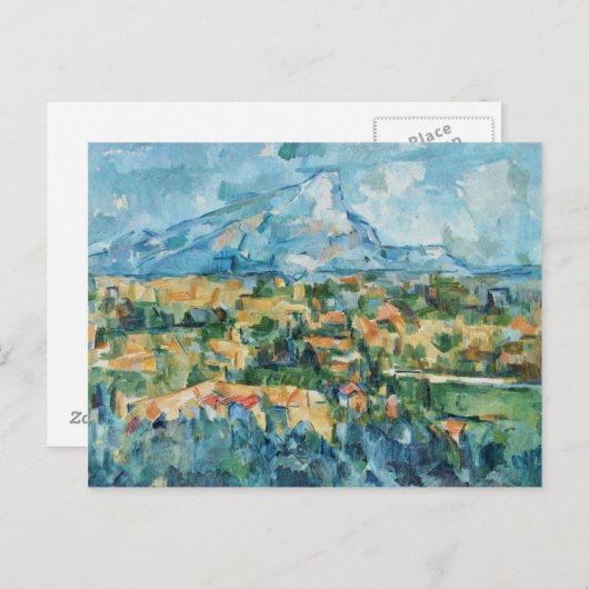 Paul Cezanne Art Briefkaart (Voorkant / Achterkant)