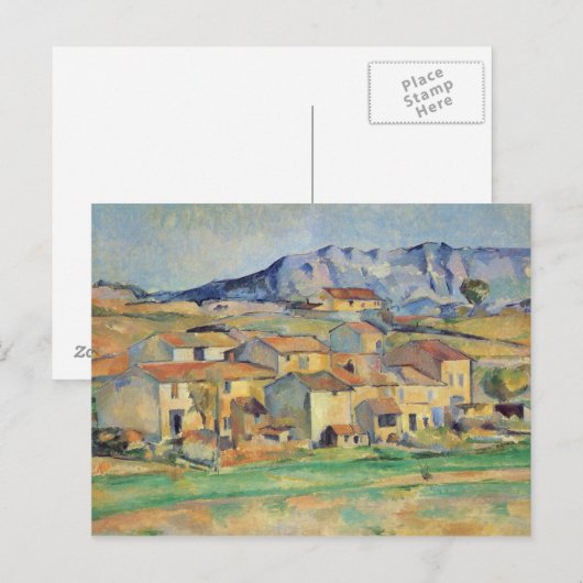 Paul Cezanne Artwork Briefkaart (Voorkant / Achterkant)