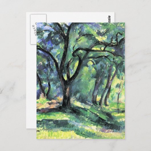 Paul Cezanne Artwork Briefkaart (Voorkant / Achterkant)